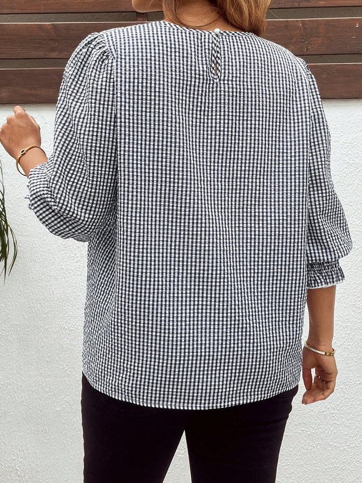 SHEIN blúz, kék