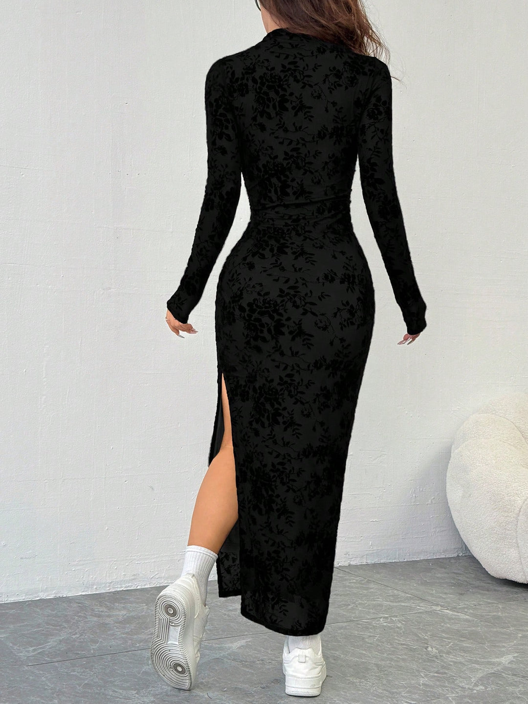 Rochie maxi SHEIN, negru