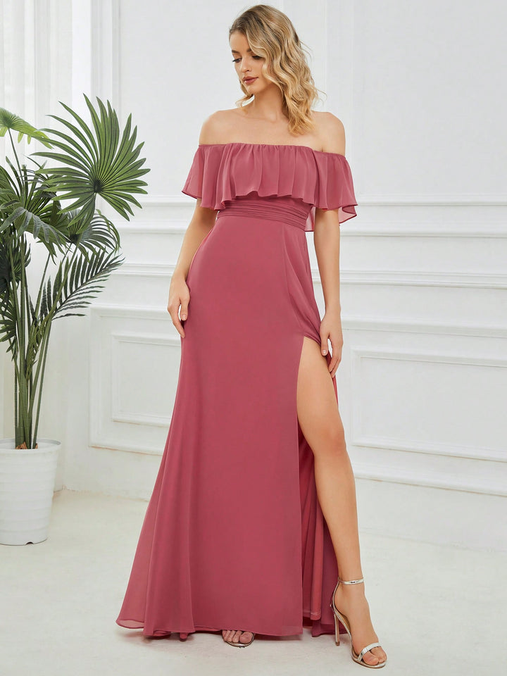 Rochie maxi SHEIN, roz