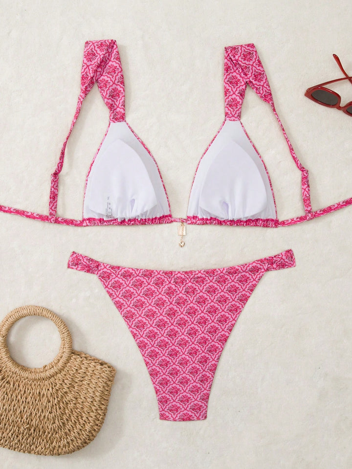 Set bikini de baie SHEIN, mix culori