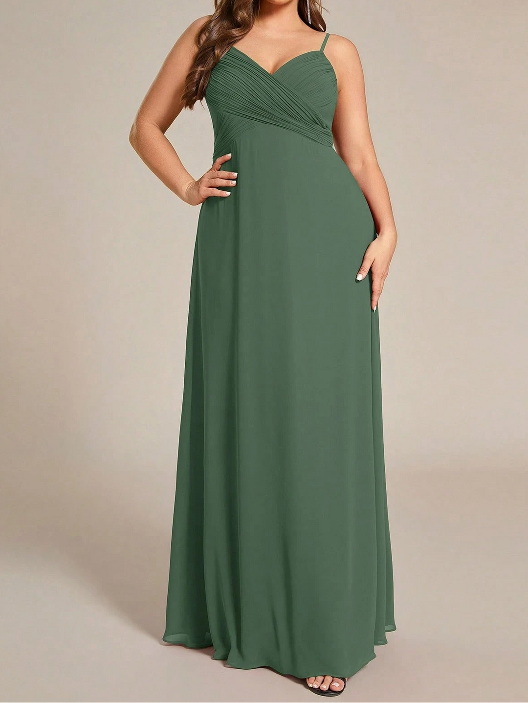 SHEIN zöld maxi ruha