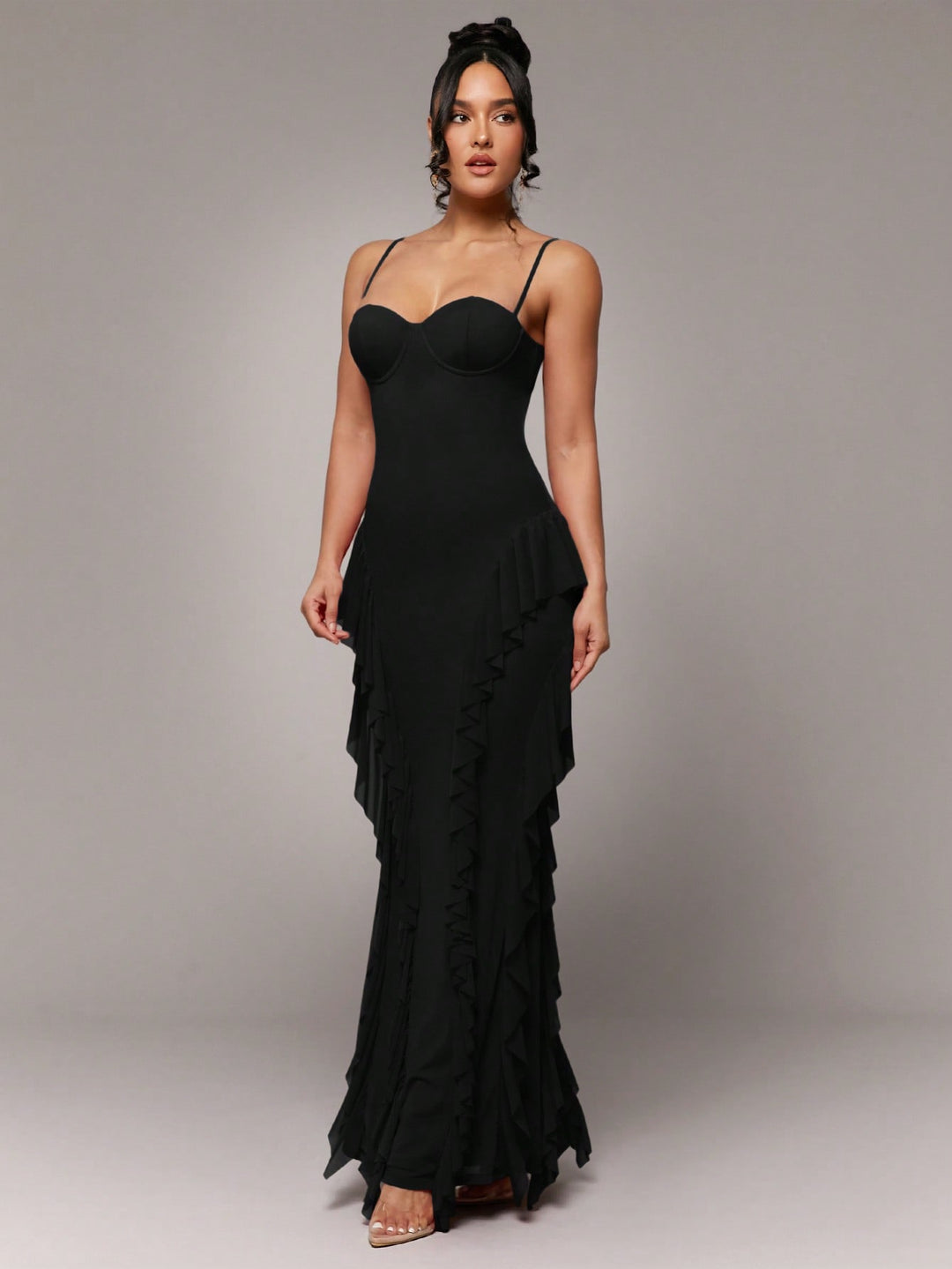 Rochie maxi SHEIN, negru