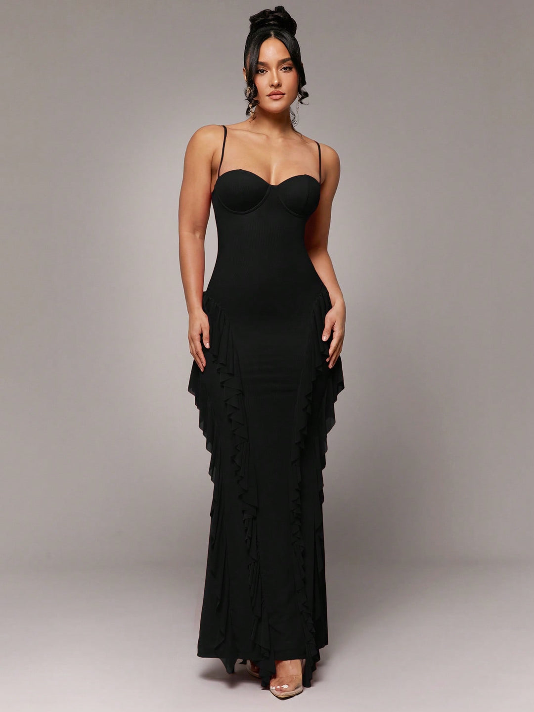 Rochie maxi SHEIN, negru