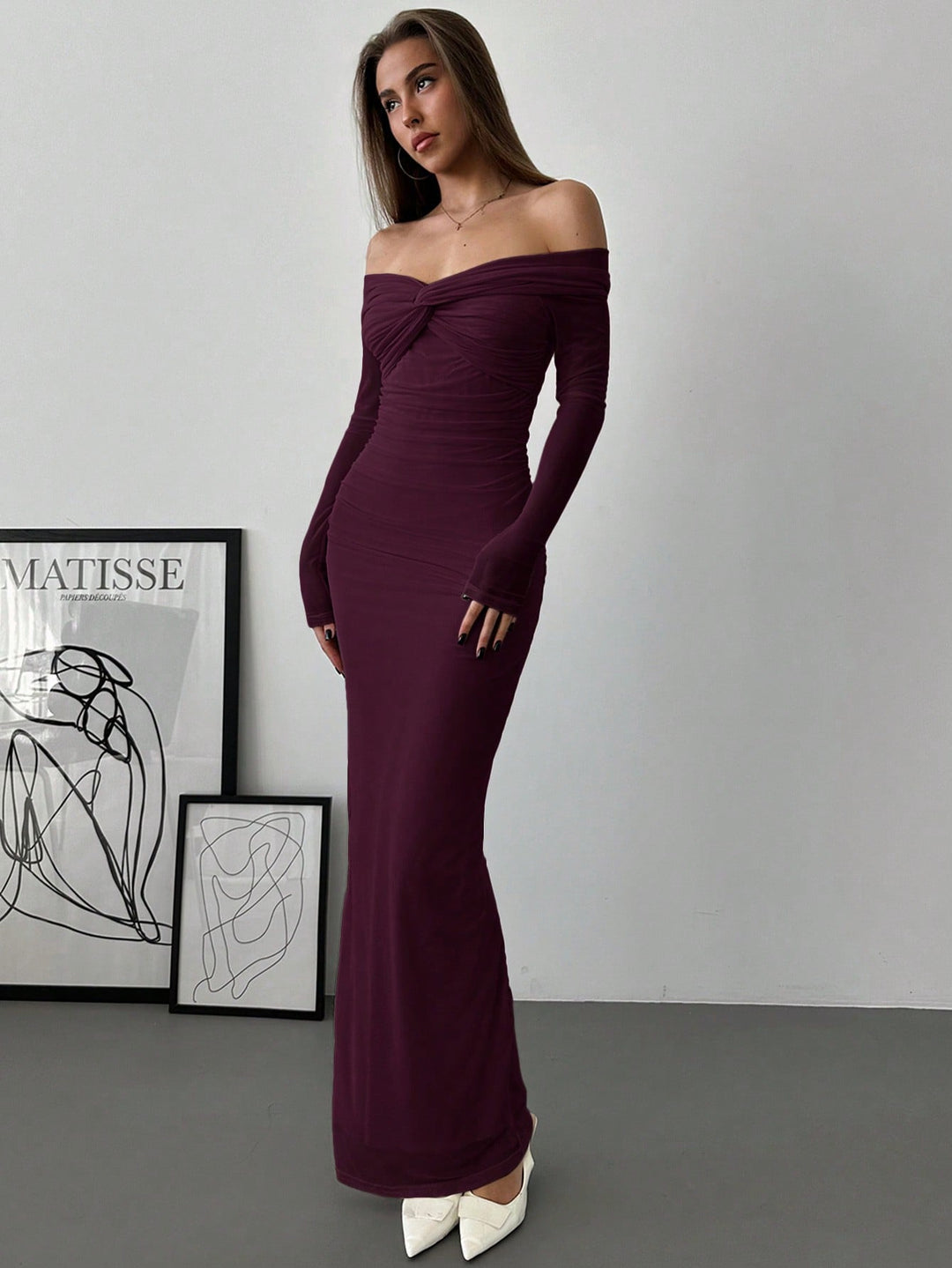 Rochie maxi SHEIN, mov
