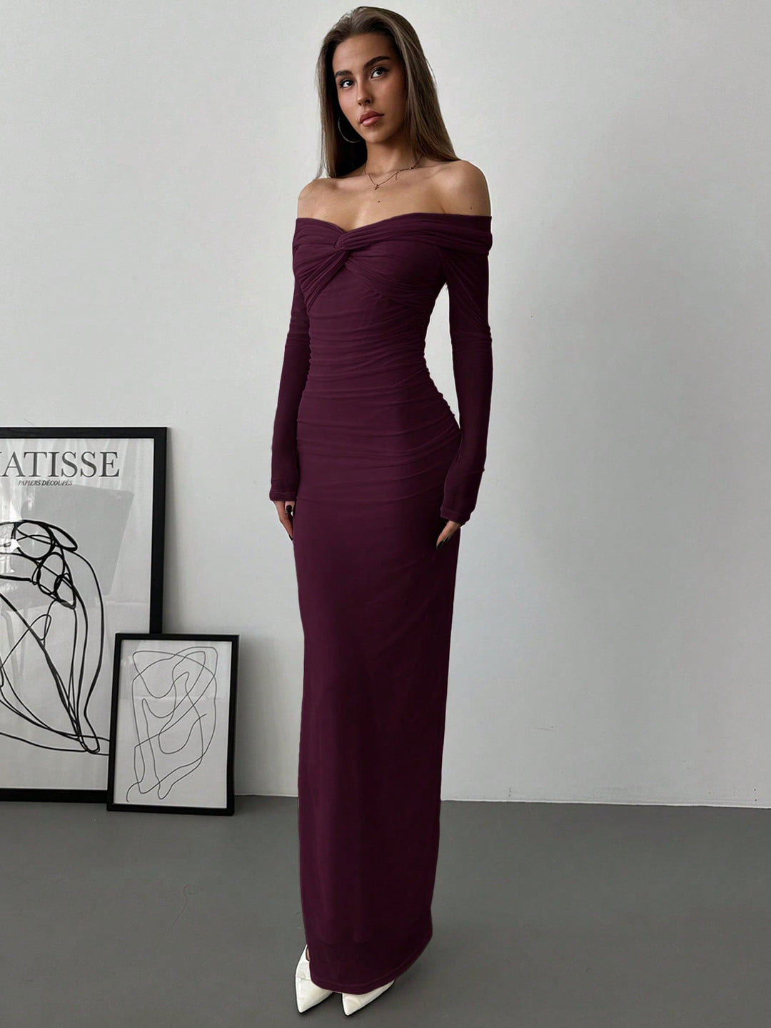 Rochie maxi SHEIN, mov