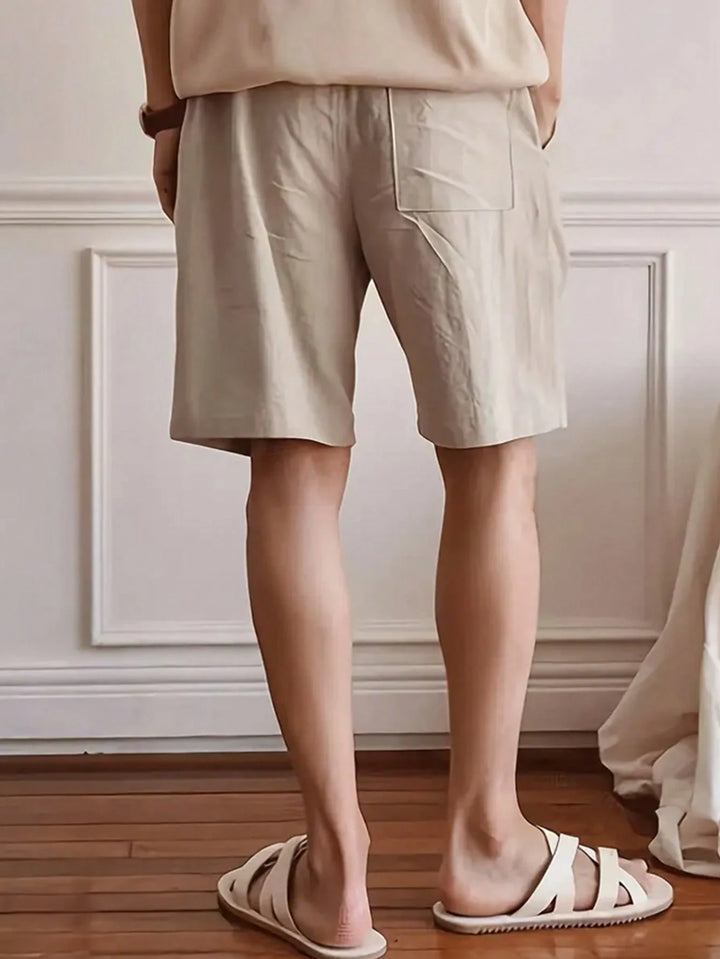 Pantaloni scurți SHEIN, crem