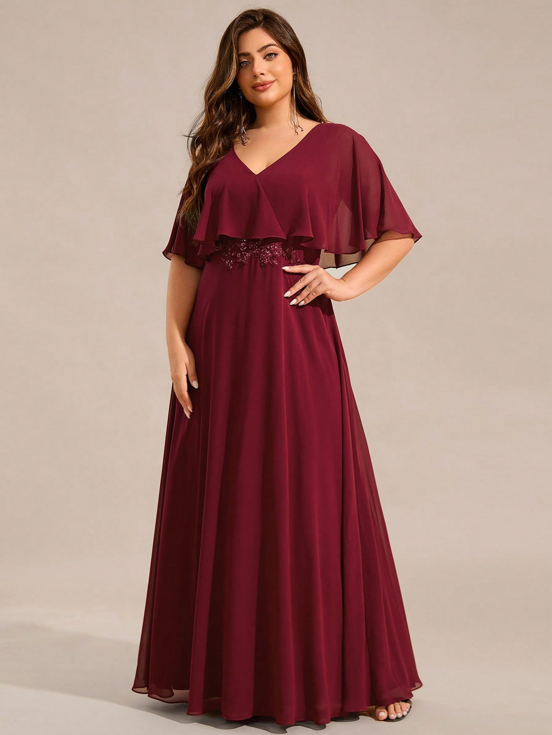 Rochie maxi SHEIN, vișiniu