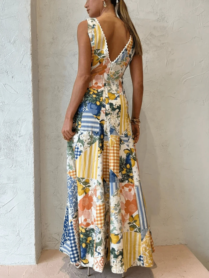 Rochie maxi SHEIN, mix culori