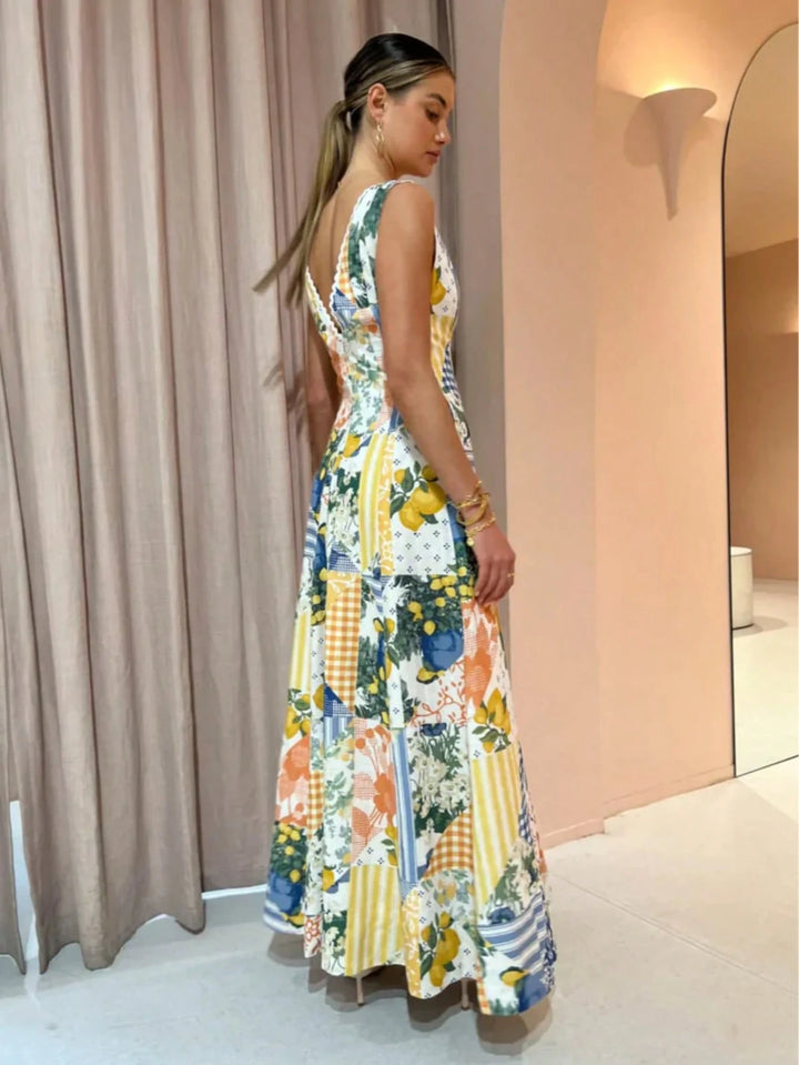 Rochie maxi SHEIN, mix culori