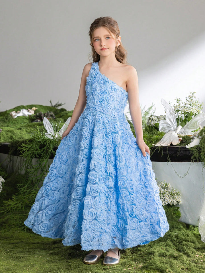 SHEIN party dress, blue