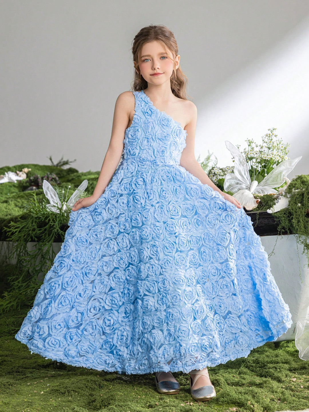 SHEIN party dress, blue
