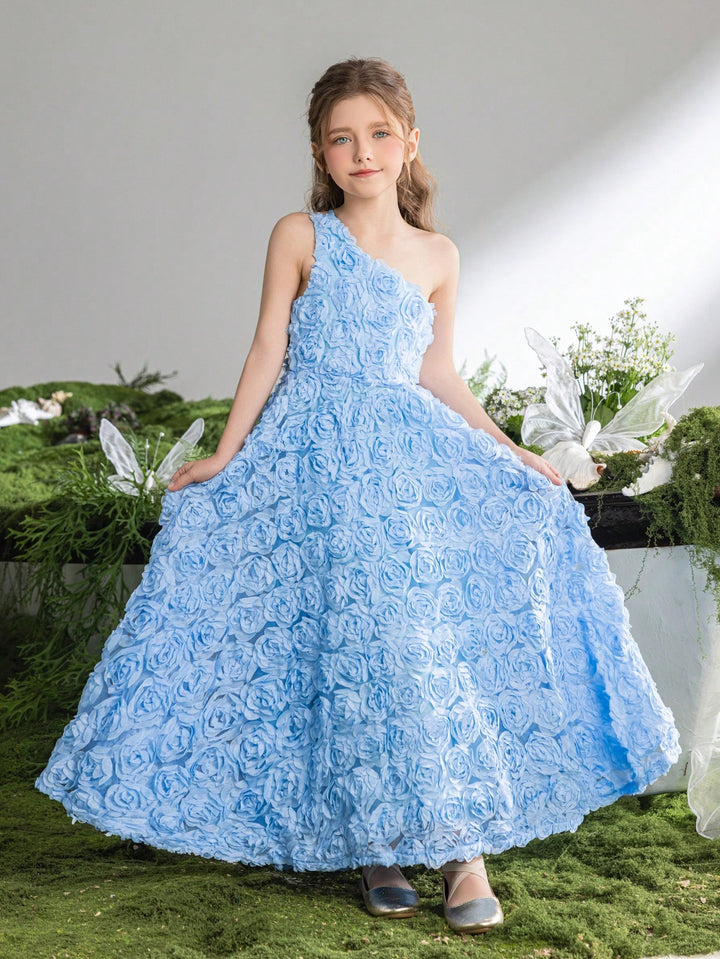 SHEIN party dress, blue
