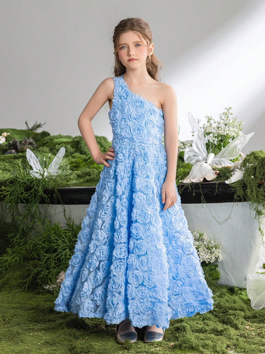 SHEIN party dress, blue