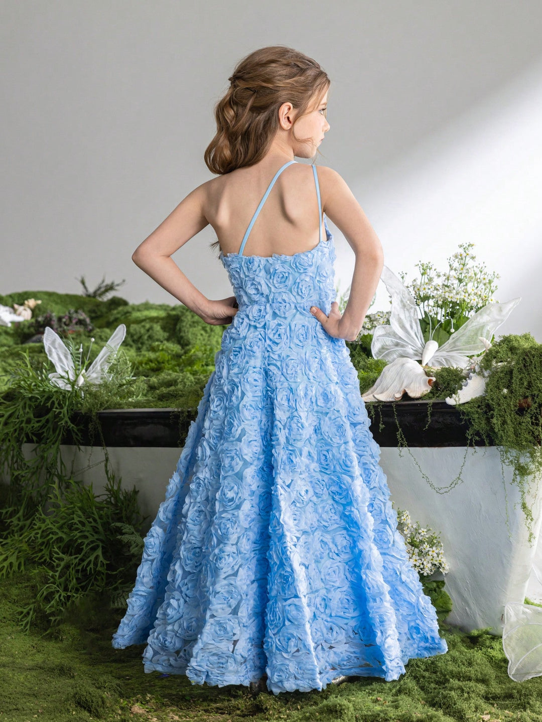 SHEIN party dress, blue