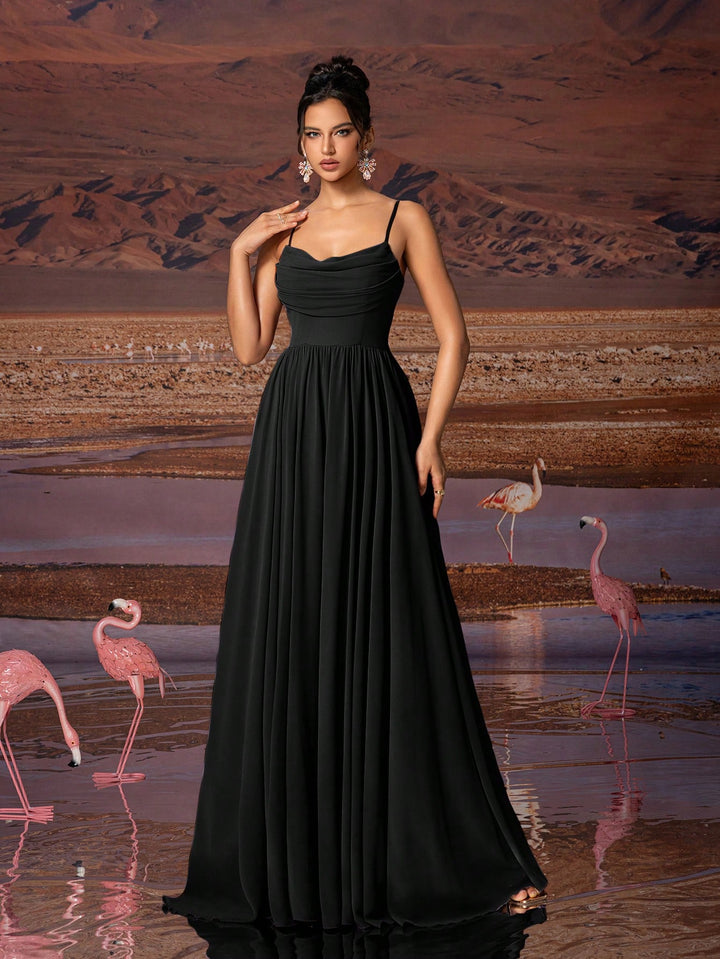 Rochie maxi SHEIN, negru