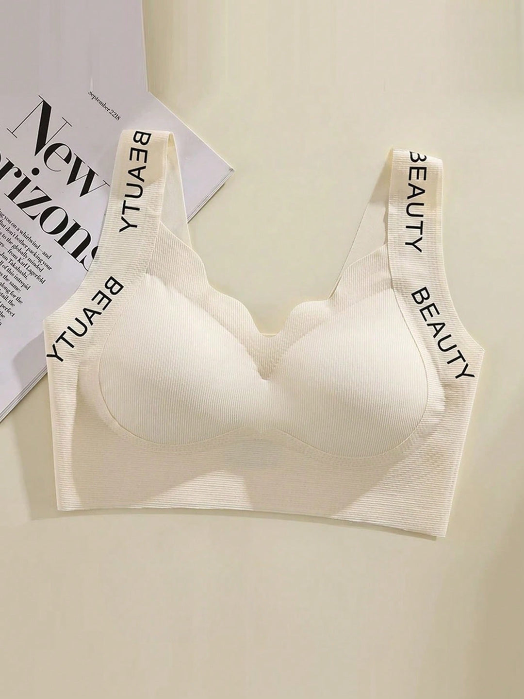 SHEIN bustier, krém