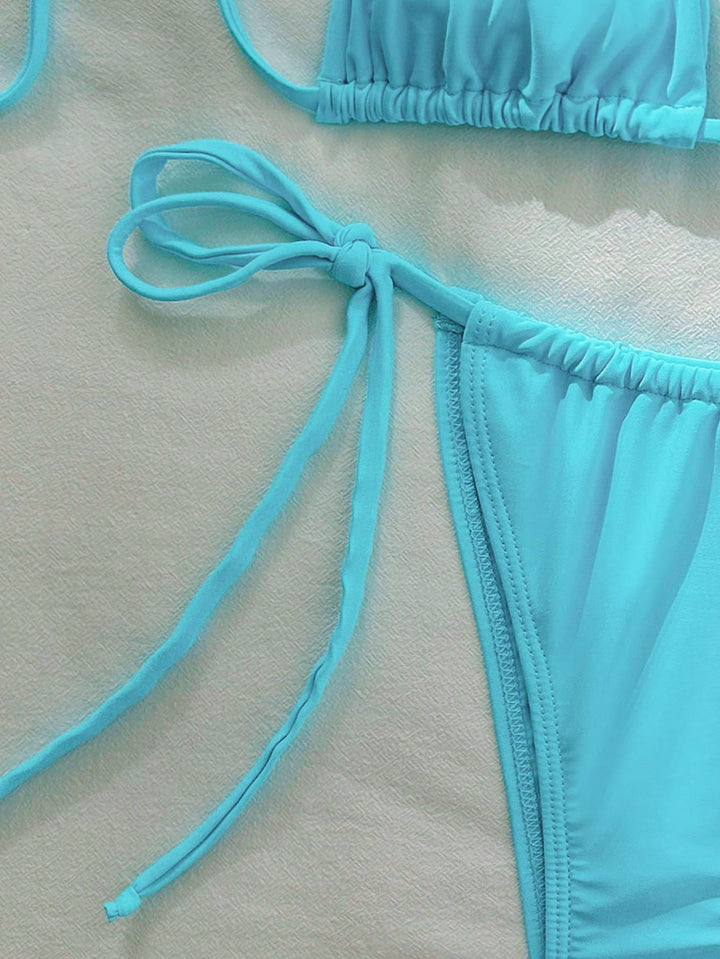 Costum de baie SHEIN, albastru