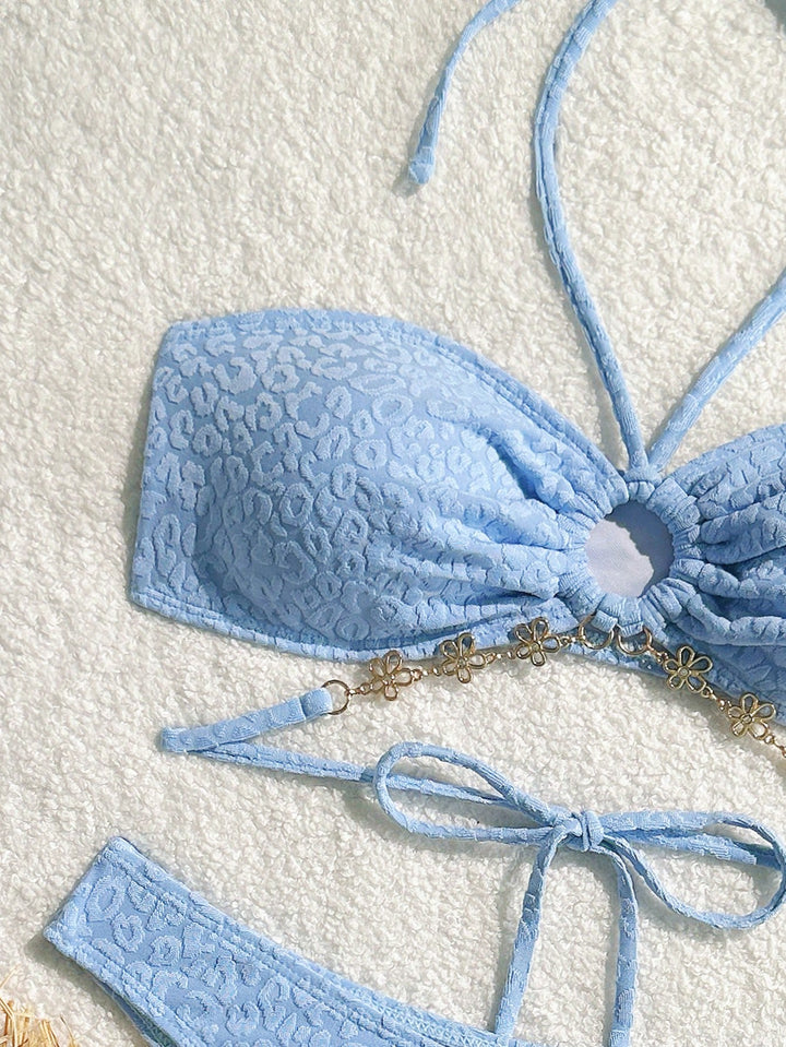 Set bikini SHEIN, albastru