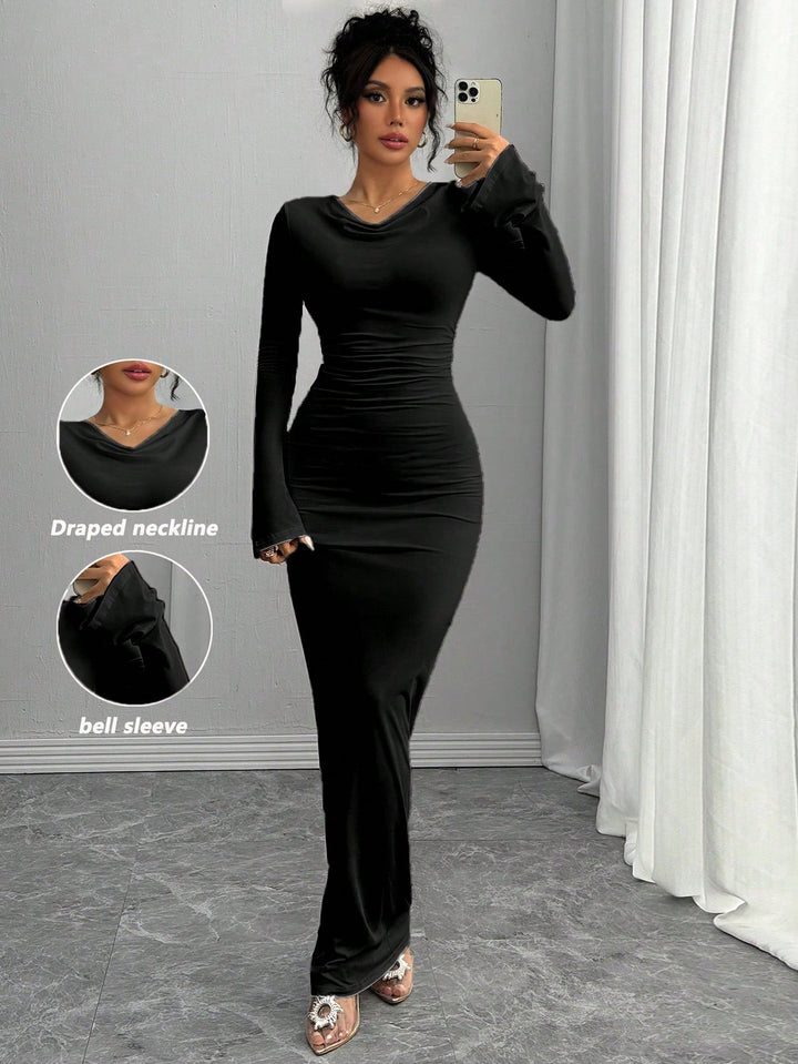 Rochie maxi SHEIN, negru