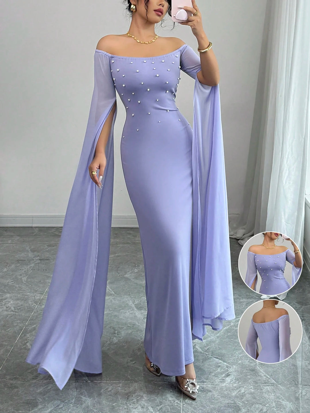Rochie maxi SHEIN, mov