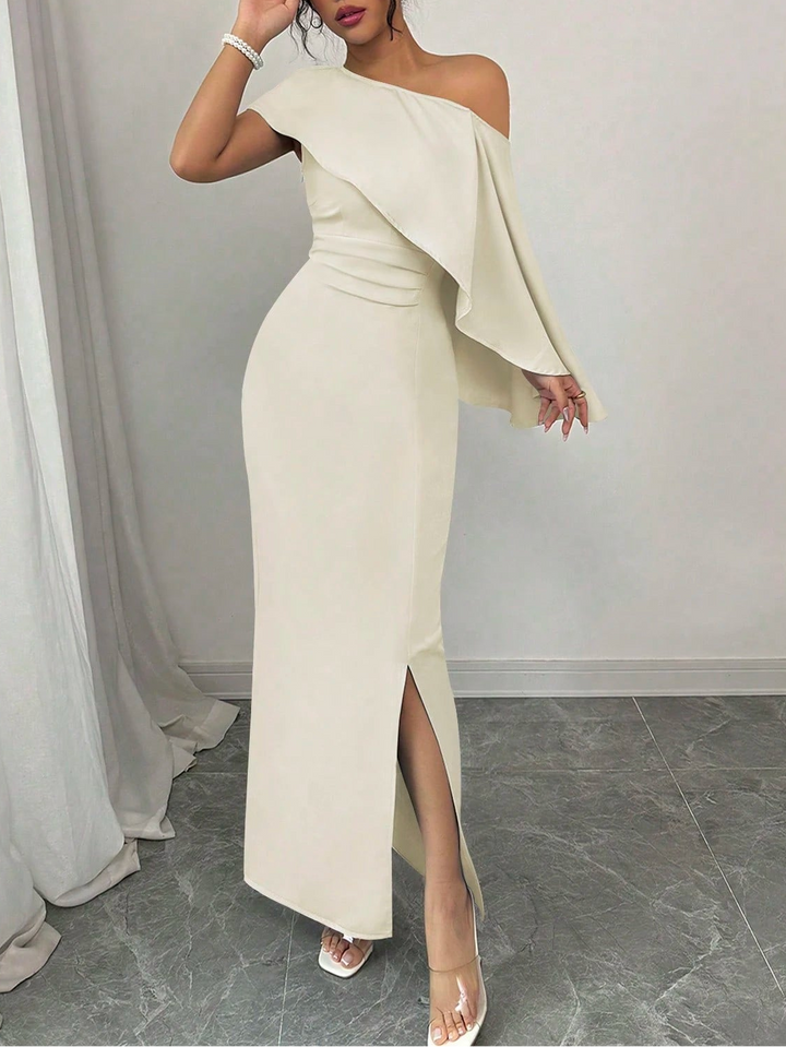 Shein maxi ruha, krém színű