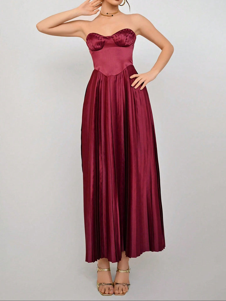 Rochie maxi SHEIN, vișiniu