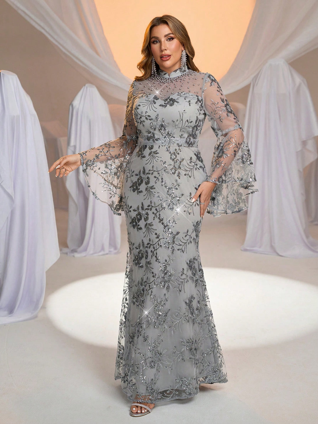 Rochie SHEIN, gri