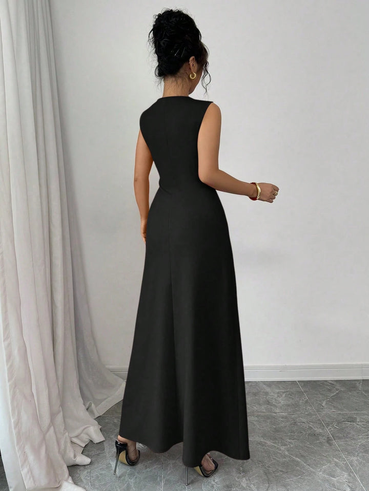 Shein maxi ruha, fekete