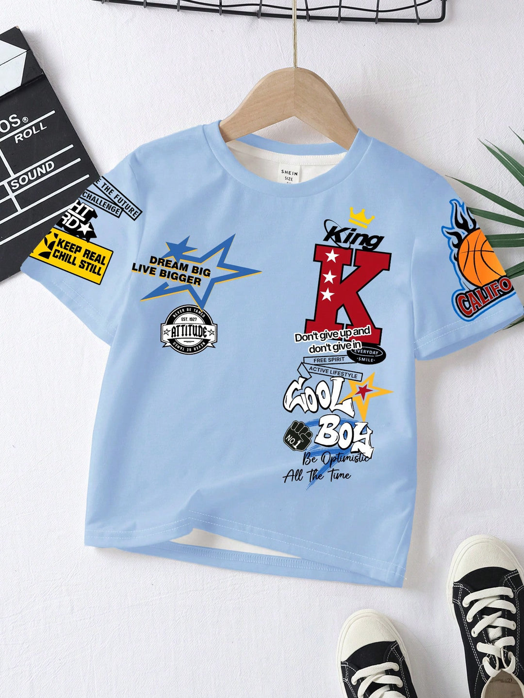 Tricou SHEIN, albastru