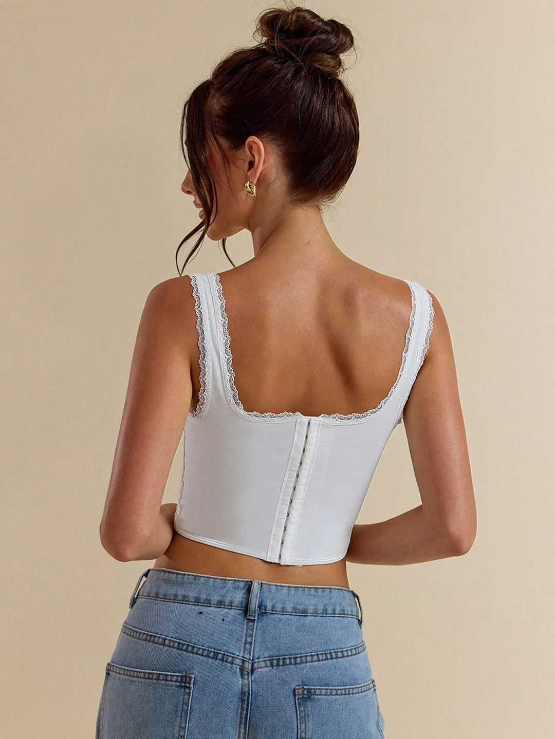 Top SHEIN, alb