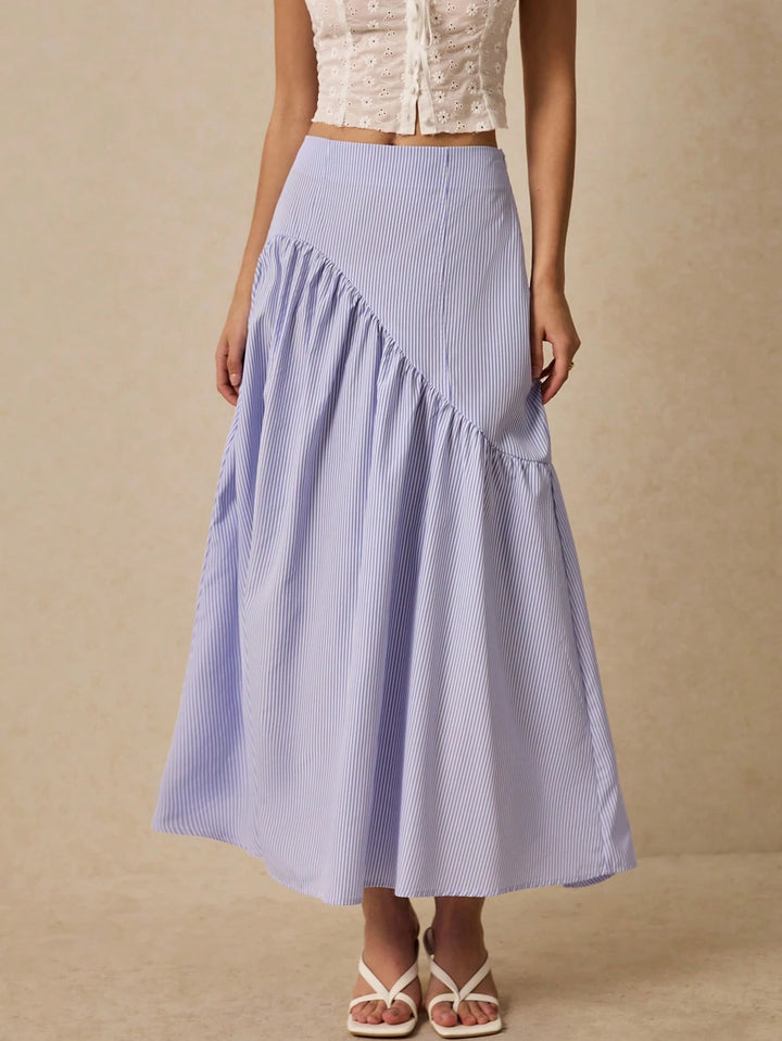 Fustă midi Poeselle by Shein, mix culori