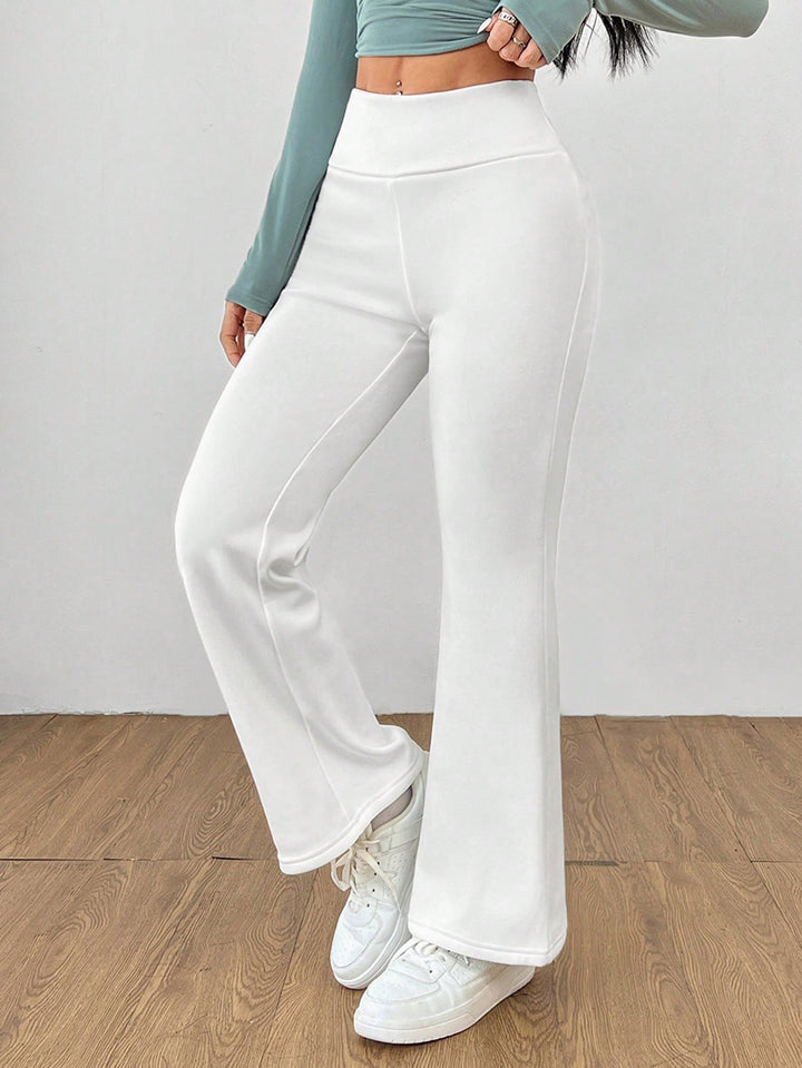 Pantaloni SHEIN, alb