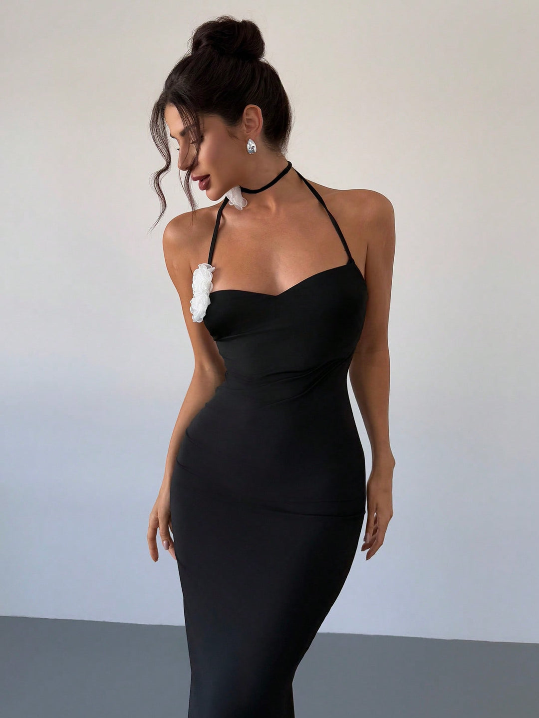 Rochie maxi SHEIN, negru