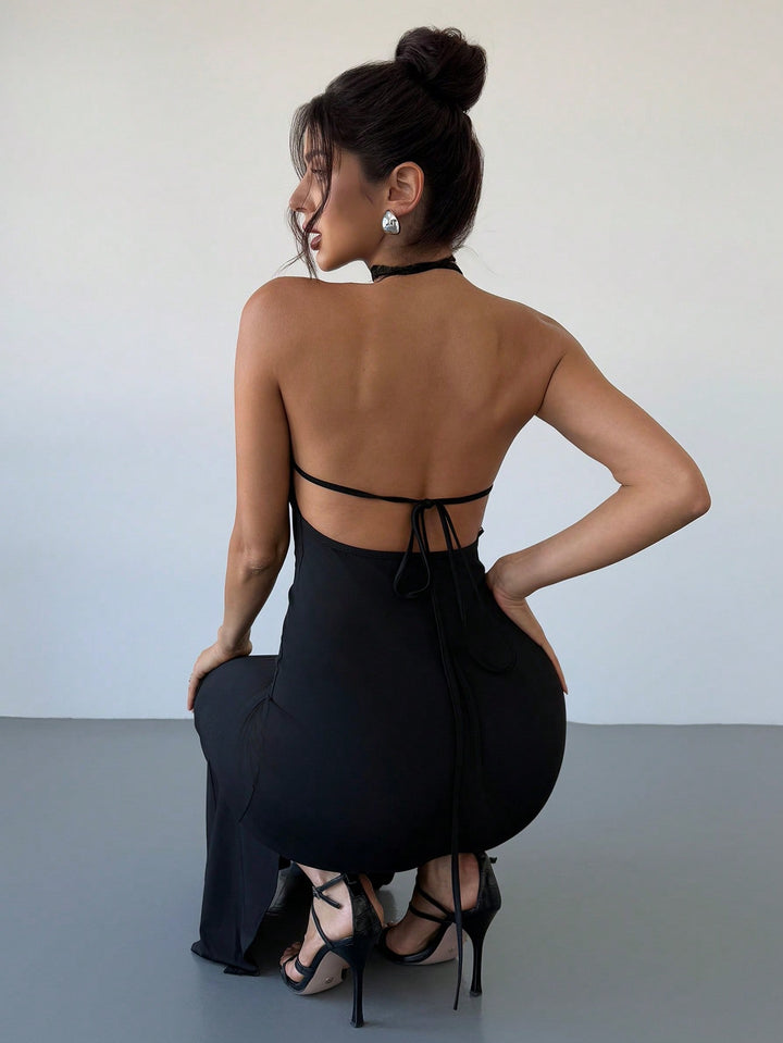 Rochie maxi SHEIN, negru