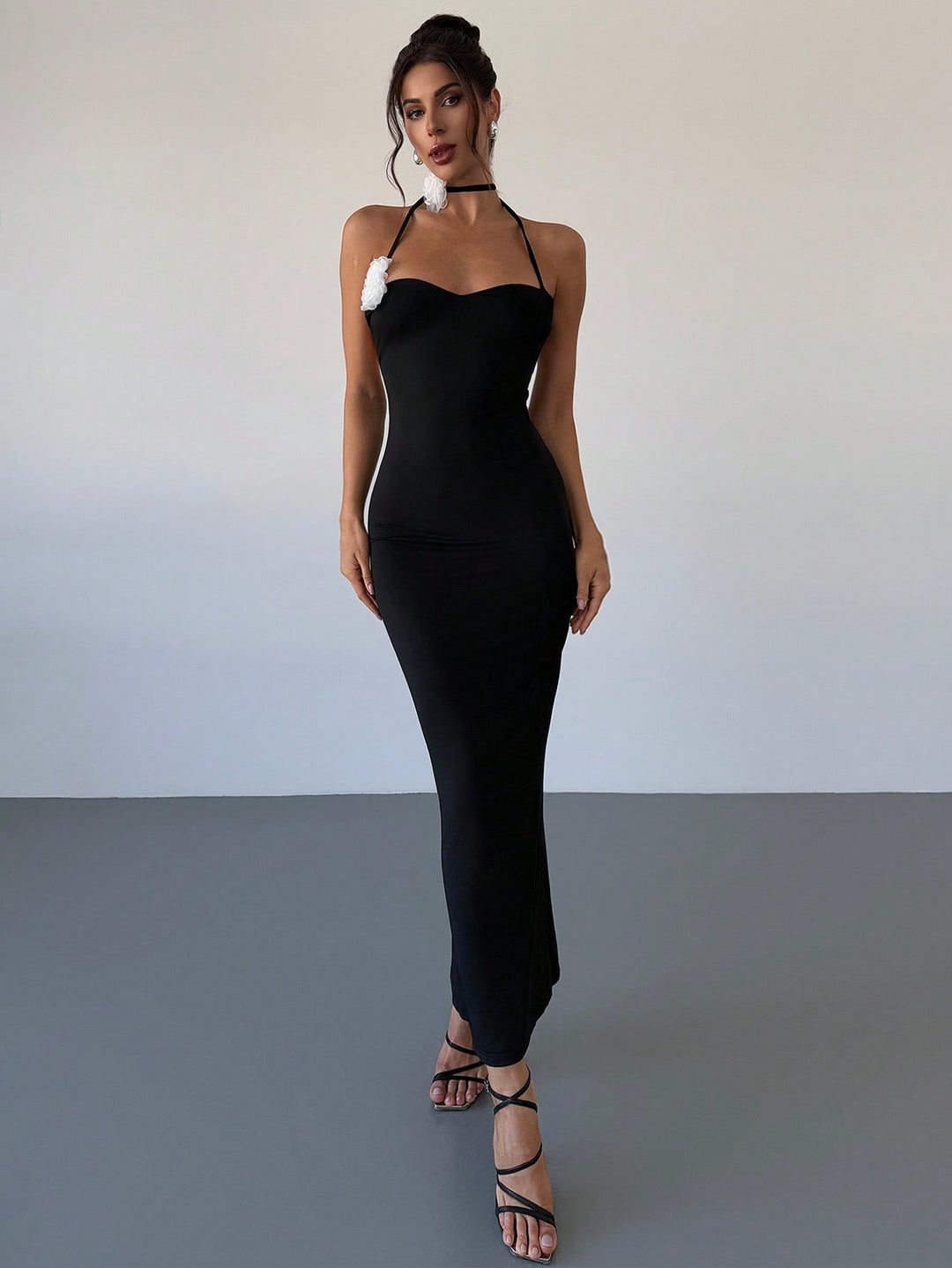 Rochie maxi SHEIN, negru