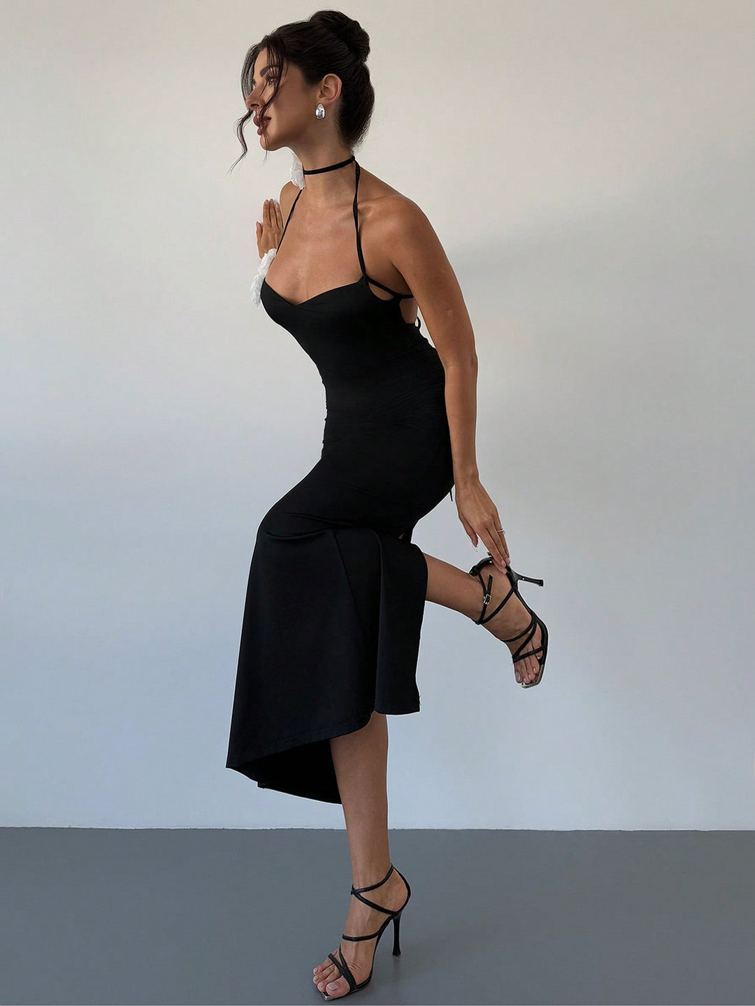Rochie maxi SHEIN, negru
