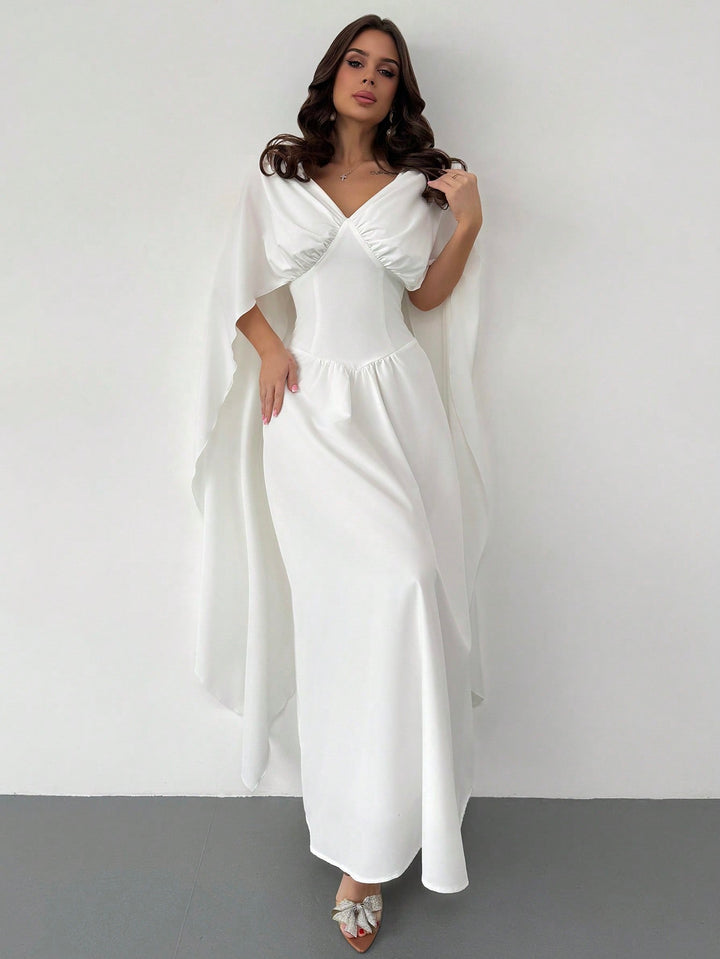 SHEIN maxi ruha, fehér