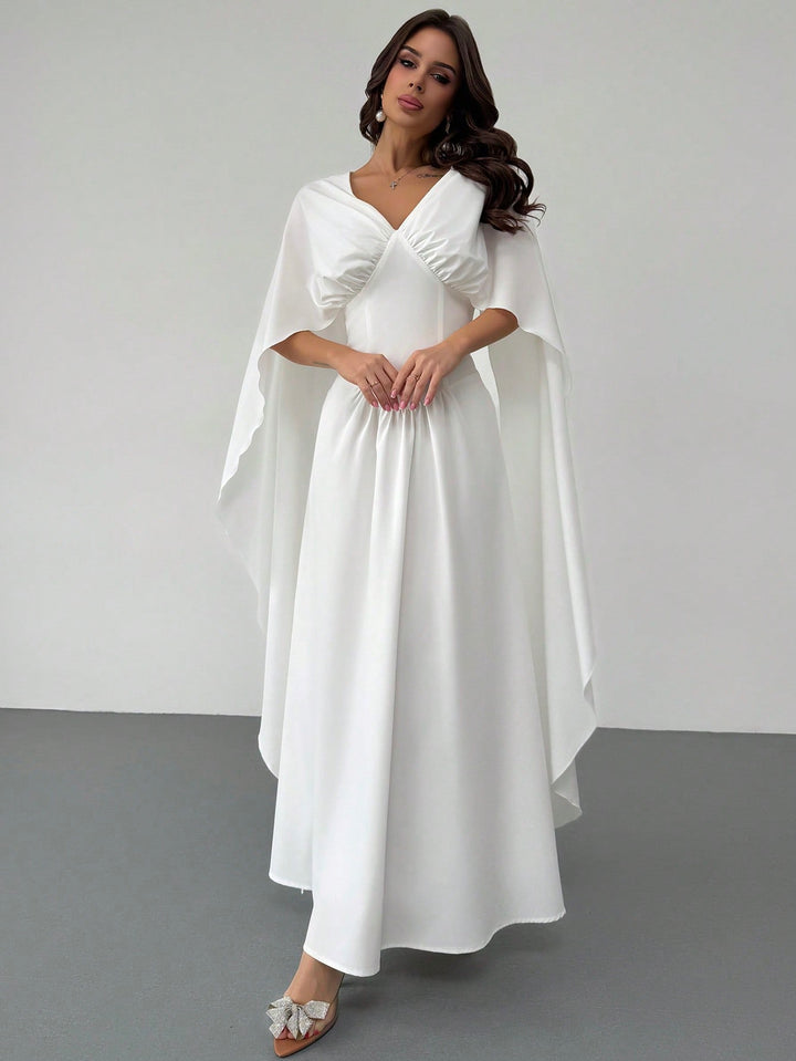 SHEIN maxi ruha, fehér