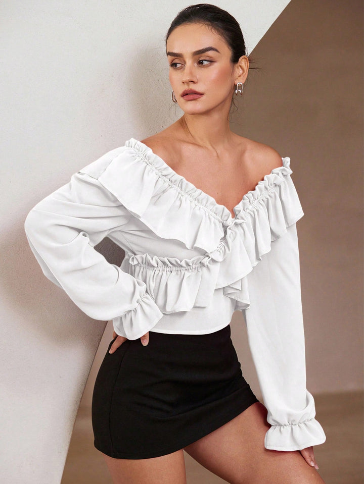 Top SHEIN, alb