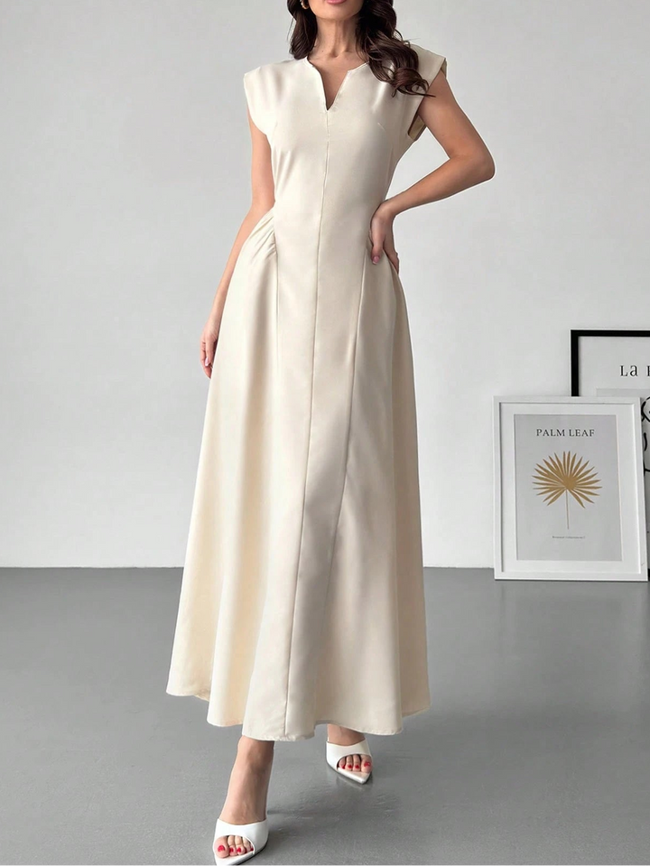 Rochie maxi SHEIN, crem