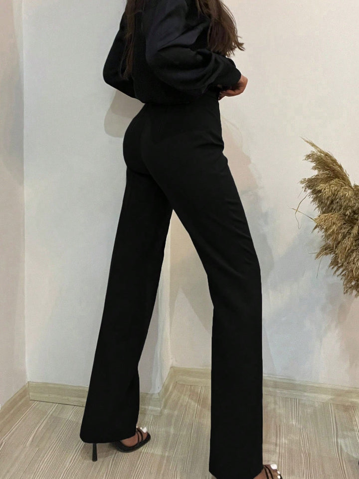 Pantaloni SHEIN, negru