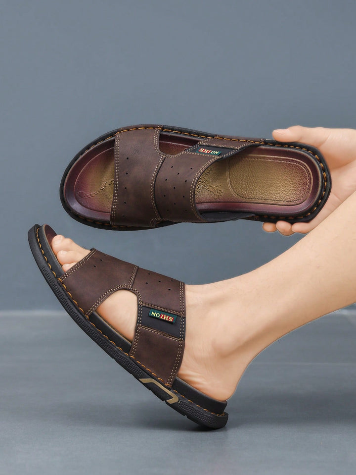 SHEIN Brown Flip Flops