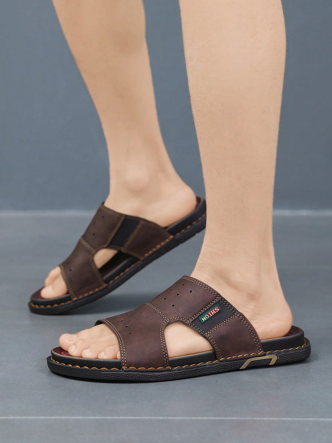 SHEIN Brown Flip Flops
