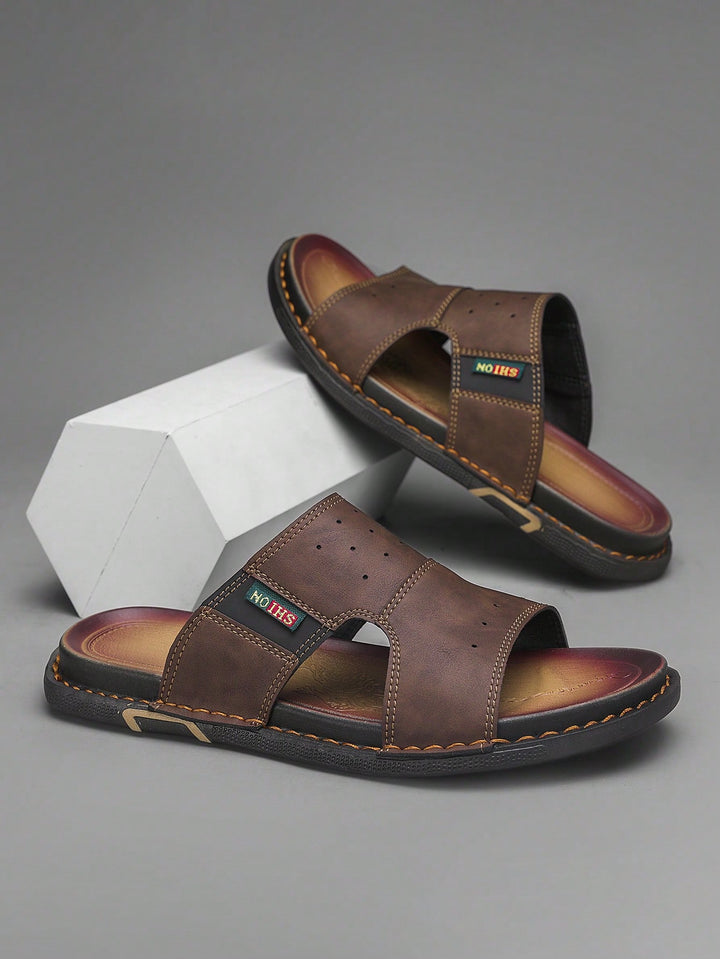 SHEIN Brown Flip Flops