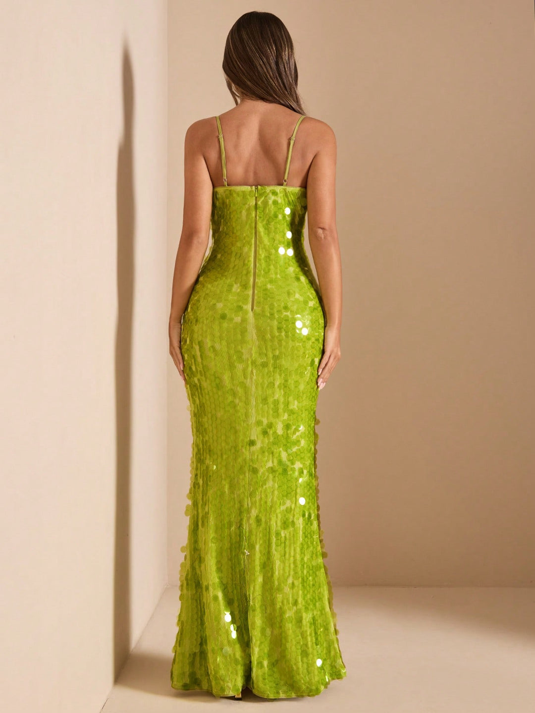 Rochie de ocazie SHEIN, verde