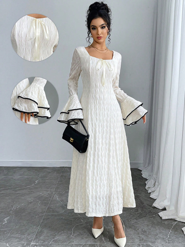 Rochie maxi SHEIN, alb