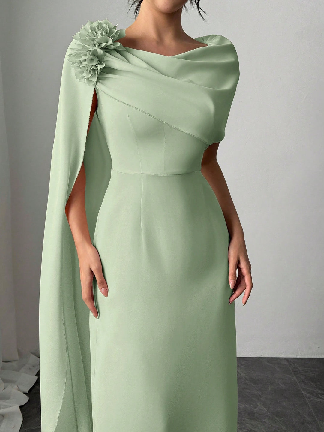 Rochie maxi SHEIN, verde