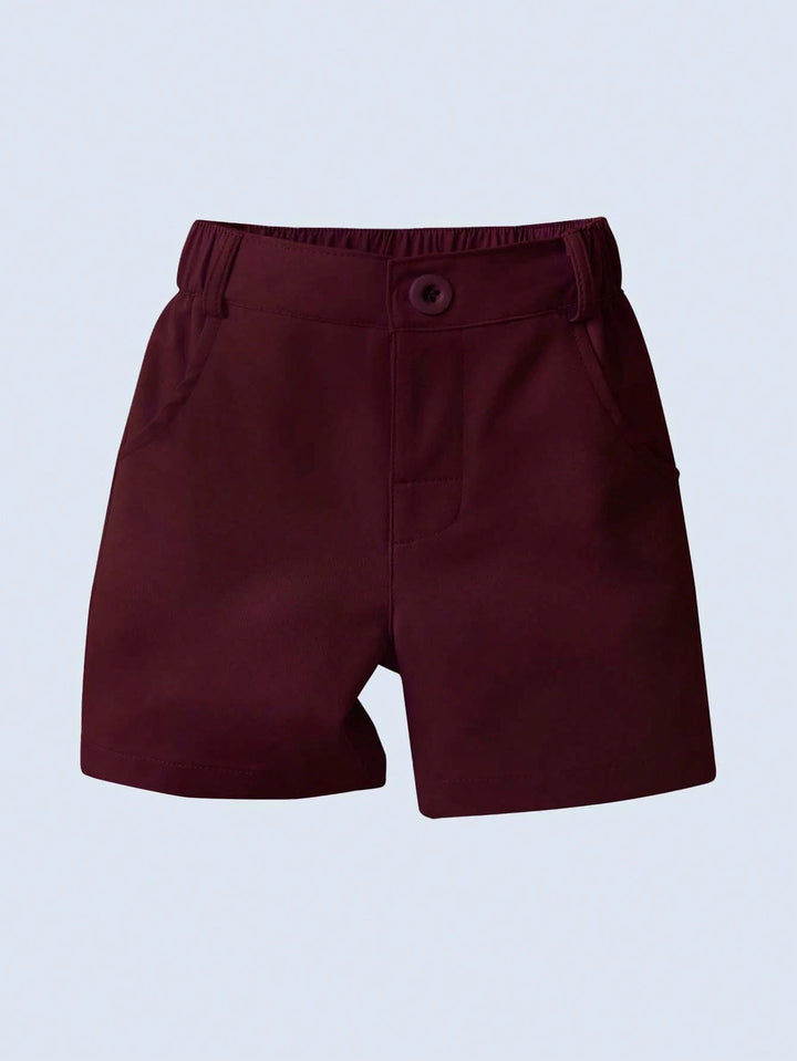Pantaloni scurți SHEIN, vișiniu