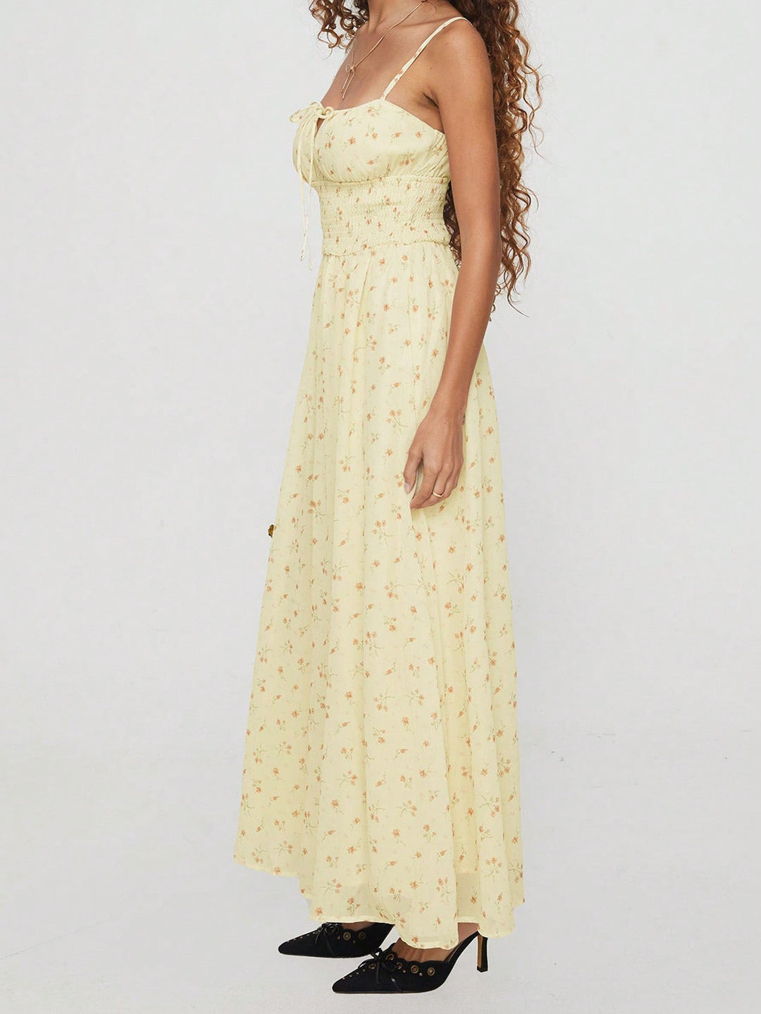 Rochie maxi SHEIN, galben