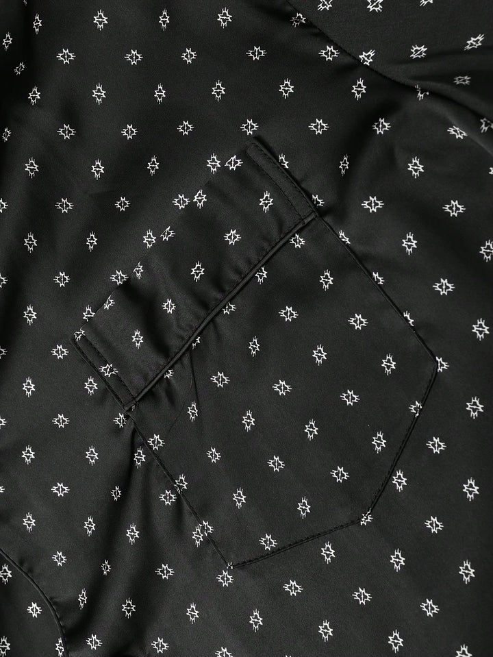 Compleu pijamale SHEIN, negru